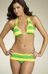 maillots de bain femme polo ralph lauren pl6001 vert jaune